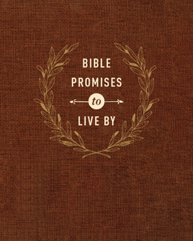 Imitation Leather Bible Promises to Live by Book