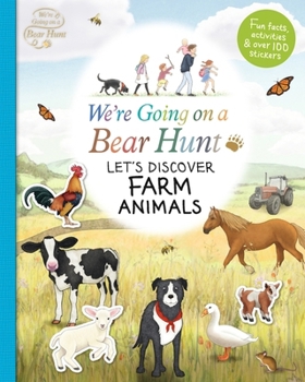 Paperback We're Going on a Bear Hunt: Let's Discover Farm Animals Book