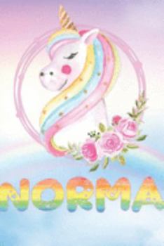 Paperback Norma: Norma's Unicorn Personal Custom Named Diary Planner Perpetual Calander Notebook Journal 6x9 Personalized Customized Gi Book