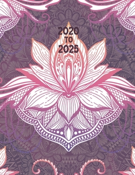 2020 to 2025: 5 Year Monthly Planner