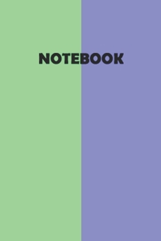 NoteBook : Just A 120 Lined Pages No Content Flashy Colored Matte Covered Book.