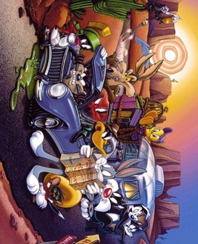 Notebook: Looney Tunes Cartoon Soft Glossy Cover College Ruled Lined Pages Book 7.5 x 9.25 Inches 110 Pages