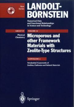 Hardcover Tetrahedral Frameworks of Zeolites, Clathrates and Related Materials Book