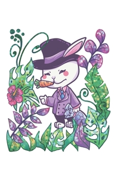 Funny Easter Bunny Notebook: Blank Paper Journal 6x9 - 120 Pages