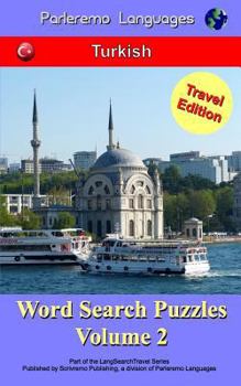 Paperback Parleremo Languages Word Search Puzzles Travel Edition Turkish - Volume 2 [Turkish] Book