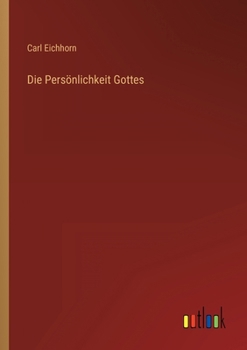 Paperback Die Persönlichkeit Gottes [German] Book