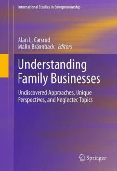 Paperback Understanding Family Businesses: Undiscovered Approaches, Unique Perspectives, and Neglected Topics Book