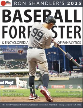 Paperback Ron Shandler's 2025 Baseball Forecaster: And Encyclopedia of Fanalytics Book
