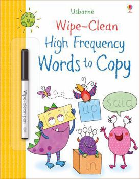 Paperback Wipe-Clean High-Frequency Words To copy Book