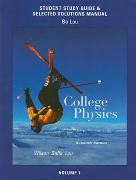 Paperback Student Study Guide & Selected Solutions Manual for College Physics, Volume 1 Book