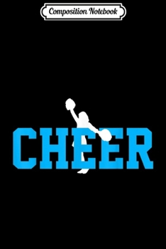 Paperback Composition Notebook: Cheerleading I Love Cheer Cheerleader Journal/Notebook Blank Lined Ruled 6x9 100 Pages Book