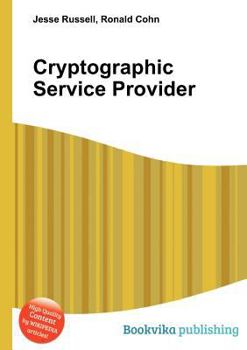 Paperback Cryptographic Service Provider Book