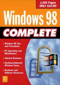 Paperback Windows 98 Complete Book