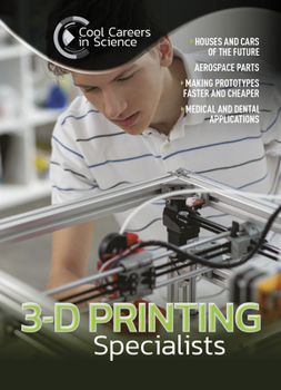 Hardcover 3-D Printing Specialists Book