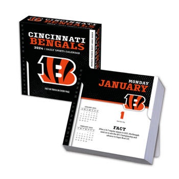 Calendar Cincinnati Bengals 2024 Box Calendar Book