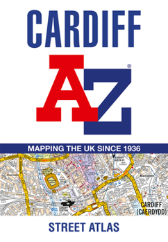 Paperback Cardiff A-Z Street Atlas Book