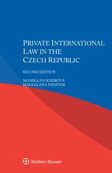 Paperback Private International Law in the Czech Republic Book