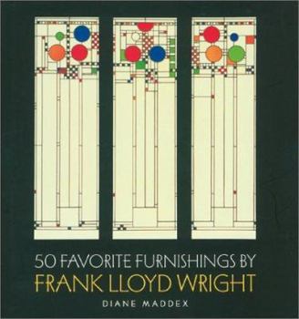 Hardcover 50 Favorite Furnishings by Frank Lloyd Wright Book