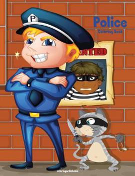 Paperback Police Coloring Book 1 Book