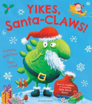 Hardcover Yikes, Santa-Claws! Book