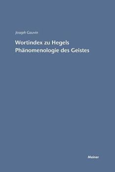 Wortindex Zu Hegels Phanomenologie Des Geistes