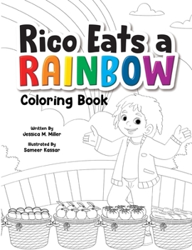 Paperback Rico Eats a Rainbow Coloring Book