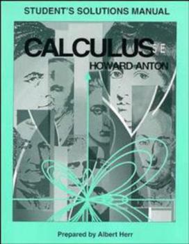 Paperback Calculus with Analytic Geometry, Student Solution Manual Book
