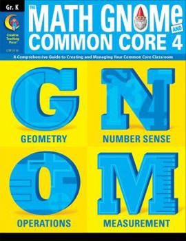 Paperback Kindergarter Math Gnome & Common Core Four Book