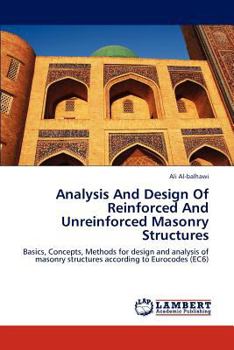 Paperback Analysis and Design of Reinforced and Unreinforced Masonry Structures Book