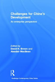 Paperback Challenges for China's Development: An Enterprise Perspective Book