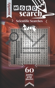 Paperback Scientific Searches: 60 Jumbo Print Puzzles [Large Print] Book