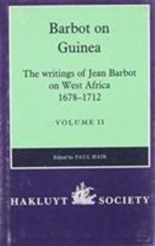 Hardcover Barbot on Guinea: Volume I Book