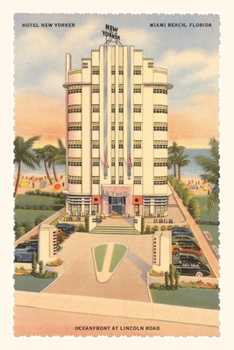 Paperback Vintage Journal Hotel New Yorker, Miami Beach, Florida Book