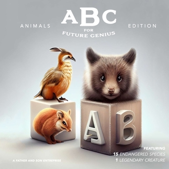 Paperback ABC for Future Genius: Animals Edition Book
