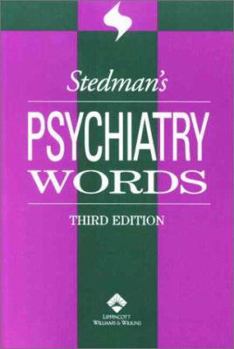 Stedman's Psychiatry Words (Stedman's Word Book Series)