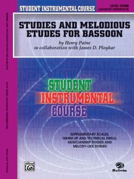 Paperback Student Instrumental Course Studies and Melodious Etudes for Bassoon: Level III Book