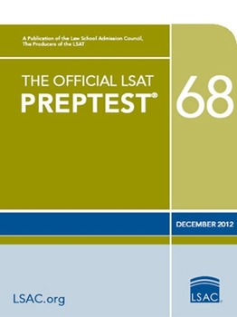Paperback The Official LSAT Preptest 68: Dec. 2012 LSAT Book