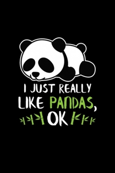 Panda Gift Cute Gift Pandas Zoo Panda Gifts: Blank Lined Notebook Journal for Work, School, Office | 6x9 110 page