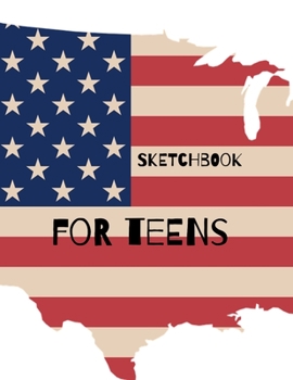 Paperback Sketchbook for teens: sketch draw scribble design a sketchbook for growing minds Book