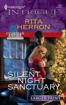 Mass Market Paperback Silent Night Sanctuary [Large Print] Book