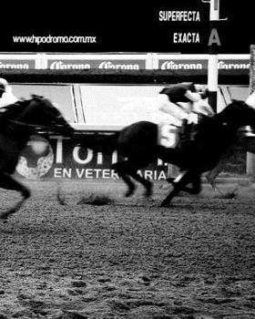 Paperback Composition Book: Horse Racing Book