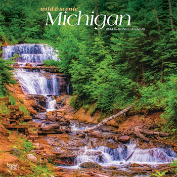 Calendar Michigan Wild & Scenic 2024 Square Book