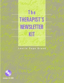 Paperback The Therapist's Newsletter Kit (Book ) [With Accompanying] Book