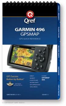 Spiral-bound Garmin GPSMAP 496 Qref Checklist (Qref Avionics Quick Reference) Book