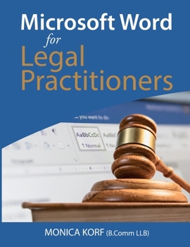 Paperback Microsoft Word for Legal Practitioners Book