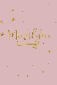 Paperback Marilyn: Personalized Journal to Write In - Rose Gold Line Journal Book