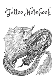 Paperback Tattoo Notebook: Journal 100 Blank Pages Size (6x9) Book