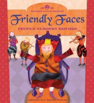 Library Binding Friendly Faces: People Nursery Rhymes Book