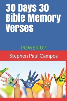 Paperback 30 Days 30 Bible Memory Verses: Power Up Book