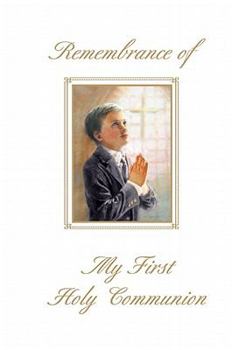 Hardcover Remembrance of My First Holy Communion-Boy Book